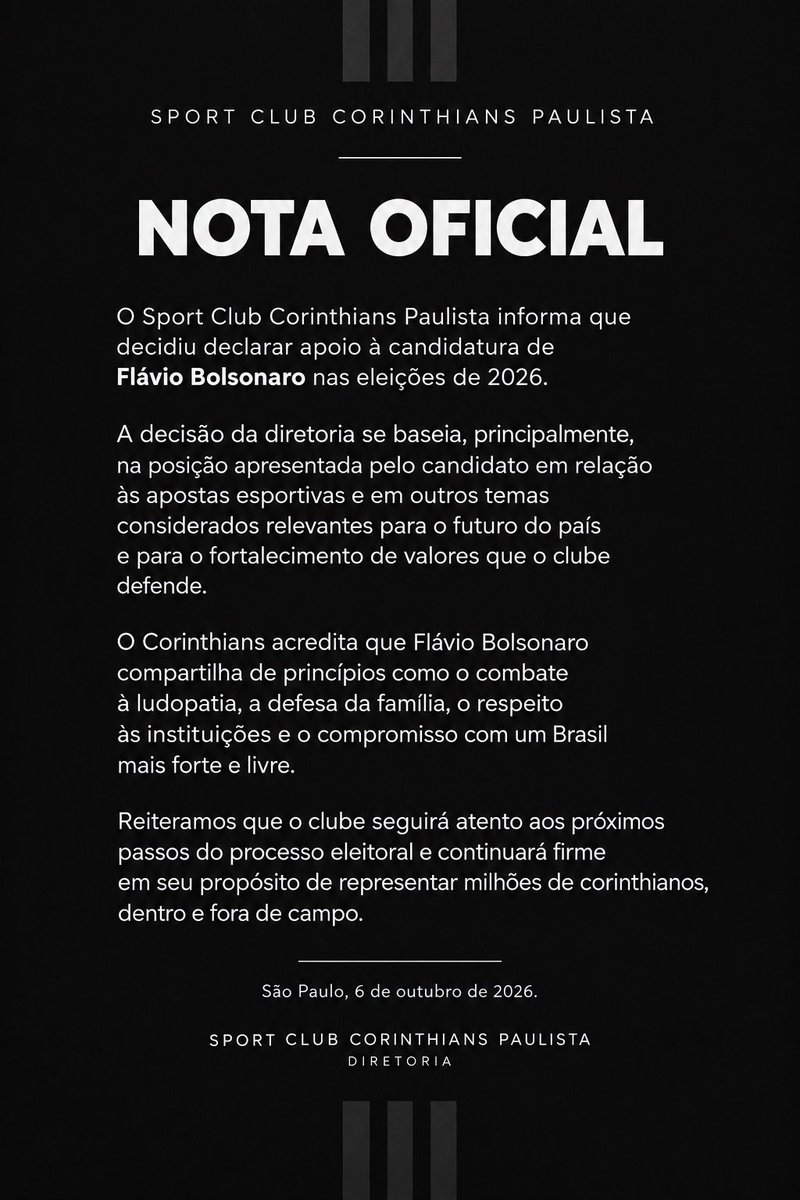 mcbohm's tweet photo. Vai Corinthians !!! https://t.co/cEp1cz7ybN