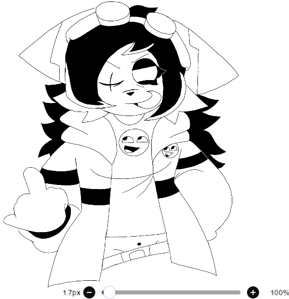 AppleHoneypieC's tweet photo. i keep getting notifs on this piece of trash art I did so I am remaking it 

so here's updated beta design kaela w.i.p

#pursuitcore #ruinedtimelinesidkman https://t.co/jBlPu7ljo2