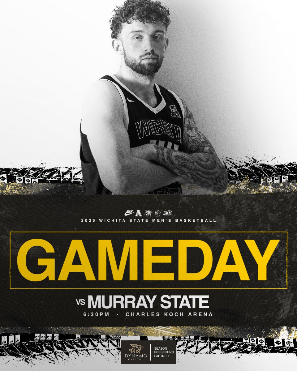 GoShockersMBB's tweet photo. WE PLAY BASKETBALL TONIGHT 🙌
🕡 6:30 PM
📍 Charles Koch Arena
🎟️ $20 GA Tickets https://t.co/n8Y0ddV7hq