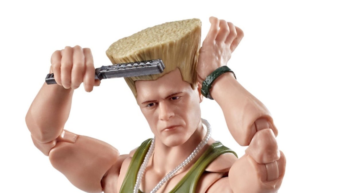 IGN's tweet photo. IGN can exclusively reveal the second wave of Hasbro's incredibly detailed Street Fighter movie figures, including Cody Rhodes' Guile and Jason Momoa's Blanka. https://t.co/UeUY2irdZa https://t.co/lExtTd0U5M