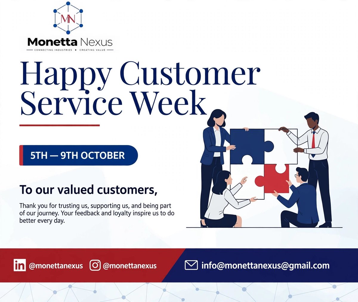 abah692328's tweet photo. Happy customer service week. We value you https://t.co/ltITosFuWH