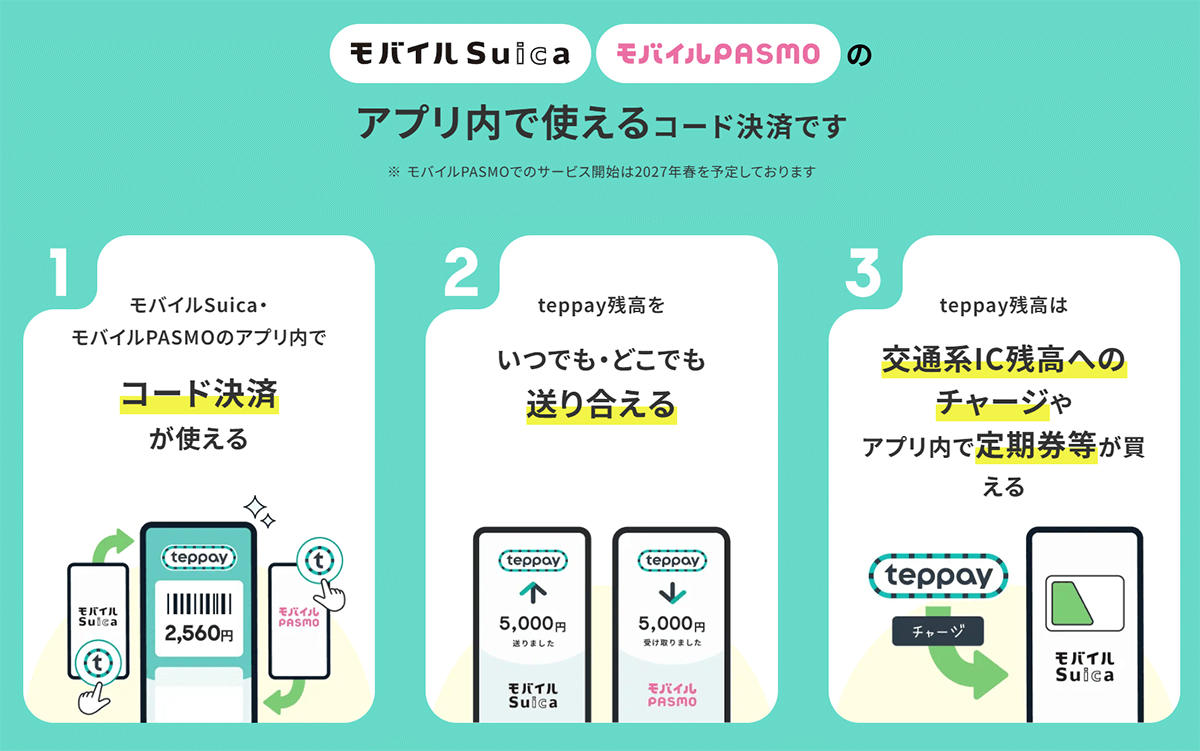 GaApps's tweet photo. JR東日本のコード決済「teppay（テッペイ）」が10月20日提供開始へ #teppay #テッペイ #suica #スイカ #スマホ #jr東日本 https://t.co/OgXmCRyBmL https://t.co/iTZ4XZ7dPT