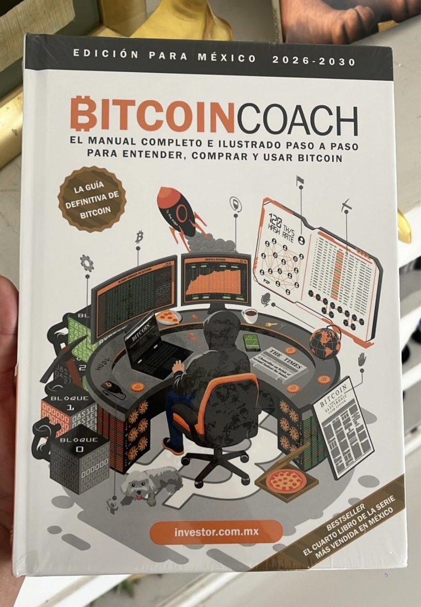 BreenCaballeroo's tweet photo. Hay regalos que decoran el librero y otros que te ponen a estudiar. Este es de los segundos 📚 Gracias @unlocksummit_io y @EscuelaBTC 🇲🇽 por mi Bitcoin Coach. Seguir aprendiendo ya no es opcional, es el boleto para seguir en el juego. https://t.co/lTuCZzqM2Y