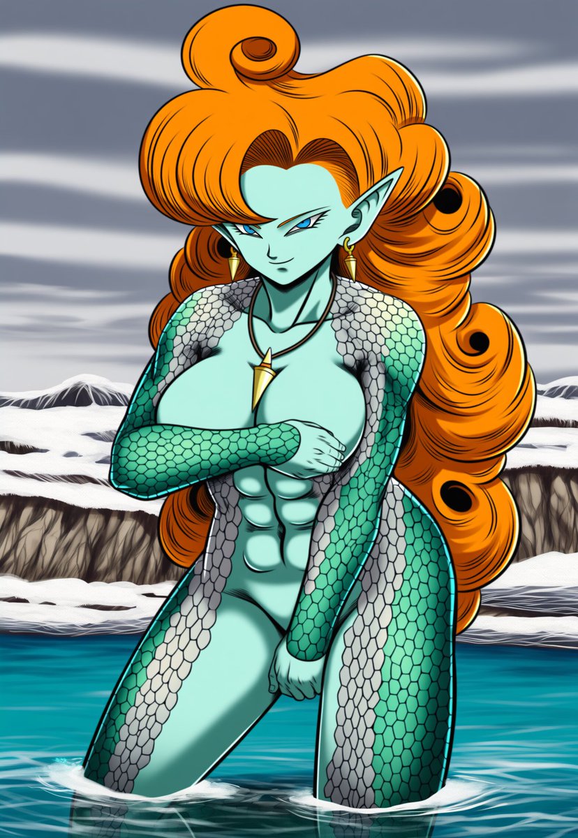 PyroKnightAI's tweet photo. Halloween ‘25 - Dragon Ball x Native American Mythology Pt. 1

Android 18 as La Llorona
Chi-Chi as Pele
Bulma as Quetzalcoatl 
Zangya as Sedna

Enjoy~

#AI #AIart #NovelAI #DragonBall #MegamiTensei #Halloween #Android18 #ChiChi #Bulma https://t.co/XXZLLW79FD