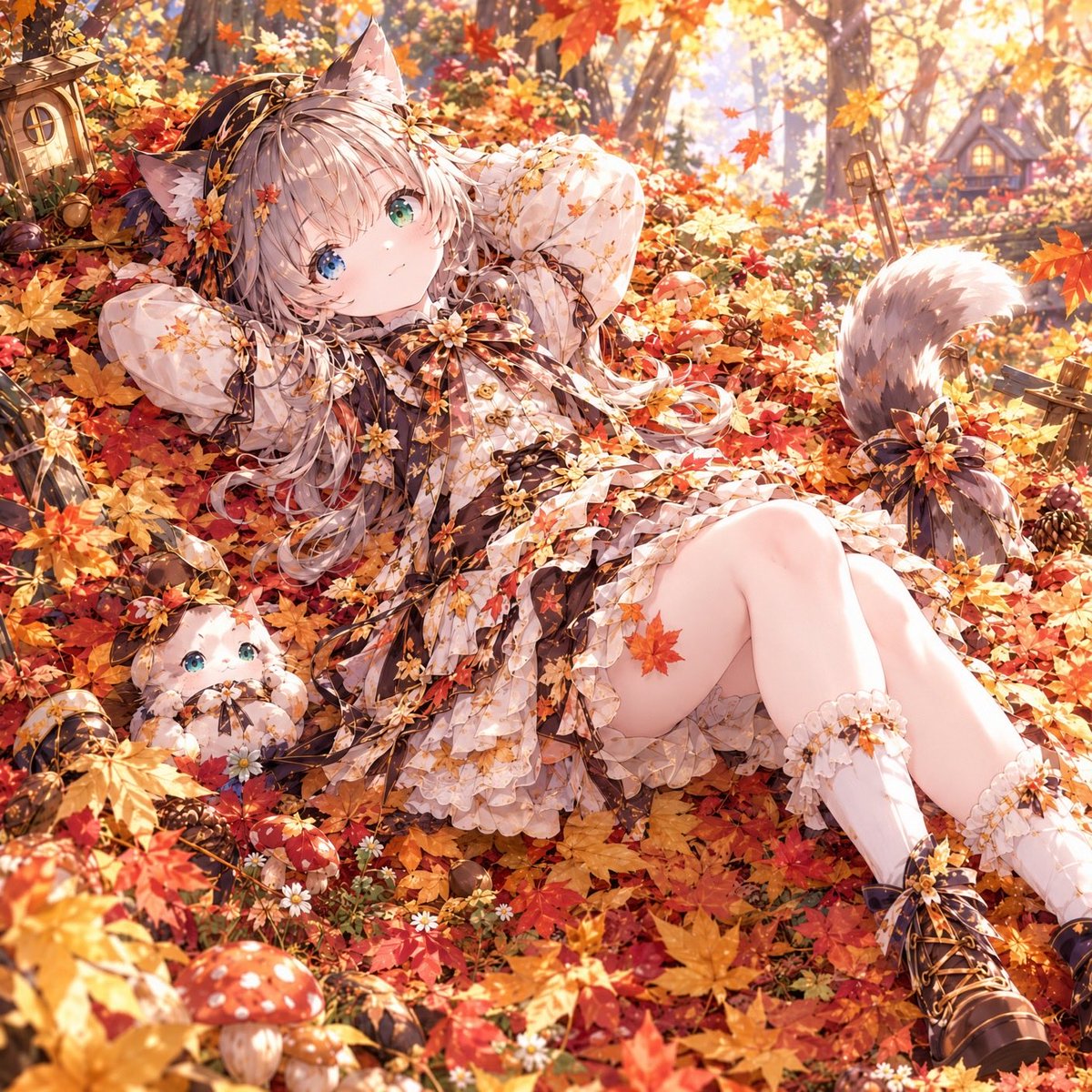FoxCat_complex's tweet photo. Character generation:
ChatGPT (free version)
Video generation:
Grok (free version)
#chatGPTfree #GrokFree
#FairytaleBlackCatGirl #oddeyes #LikeIfCute #AIArt #Fairytale_ish
#FantasyWorld #AutumnLeaves
Let's go find the autumn scenery! https://t.co/HvAs4l5n6k