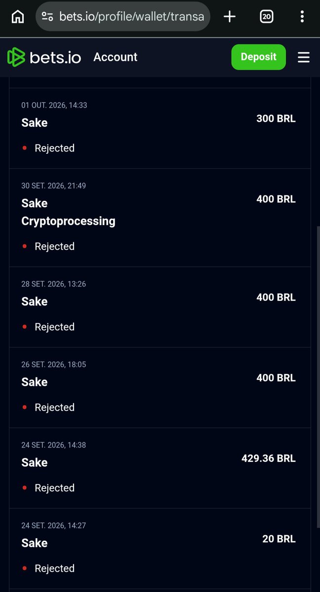 KaueKripto's tweet photo. @Betsio_ Stop ignoring your users!
๐ My deposit was 100% wagered (Sec 7.3), but my withdrawal is STILL REJECTED.
You're claiming "technical errors" and demanding a NEW deposit just to release my legitimate balance!
Pay my funds via PIX/Bank Transfer! ๐ฉ
#BetsIO #PayMyMoney https://t.co/eQ9UJFcYRv