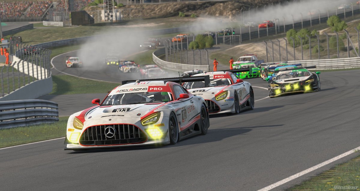 CoReSimRacing's tweet photo. #ARL | We continued the heat format for R5 of @ArlEsports #gt3 #trophy - this time, it's 🇫🇮 M.Nurmi to grab a podium while the rest of the CoRe squad finishes with a few Top-10 results within the dunes of 🇳🇱 #zandvoort! #iracing #iracingofficial #simracing #gt3trophy https://t.co/jsKBocQJtD