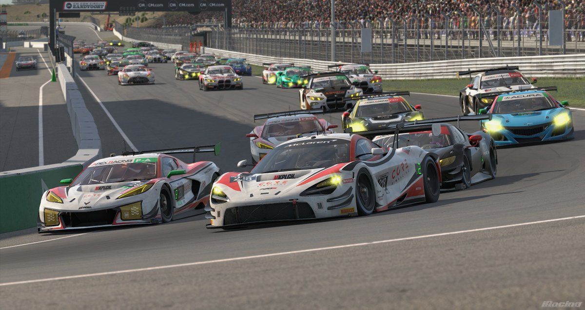 CoReSimRacing's tweet photo. #ARL | We continued the heat format for R5 of @ArlEsports #gt3 #trophy - this time, it's 🇫🇮 M.Nurmi to grab a podium while the rest of the CoRe squad finishes with a few Top-10 results within the dunes of 🇳🇱 #zandvoort! #iracing #iracingofficial #simracing #gt3trophy https://t.co/jsKBocQJtD