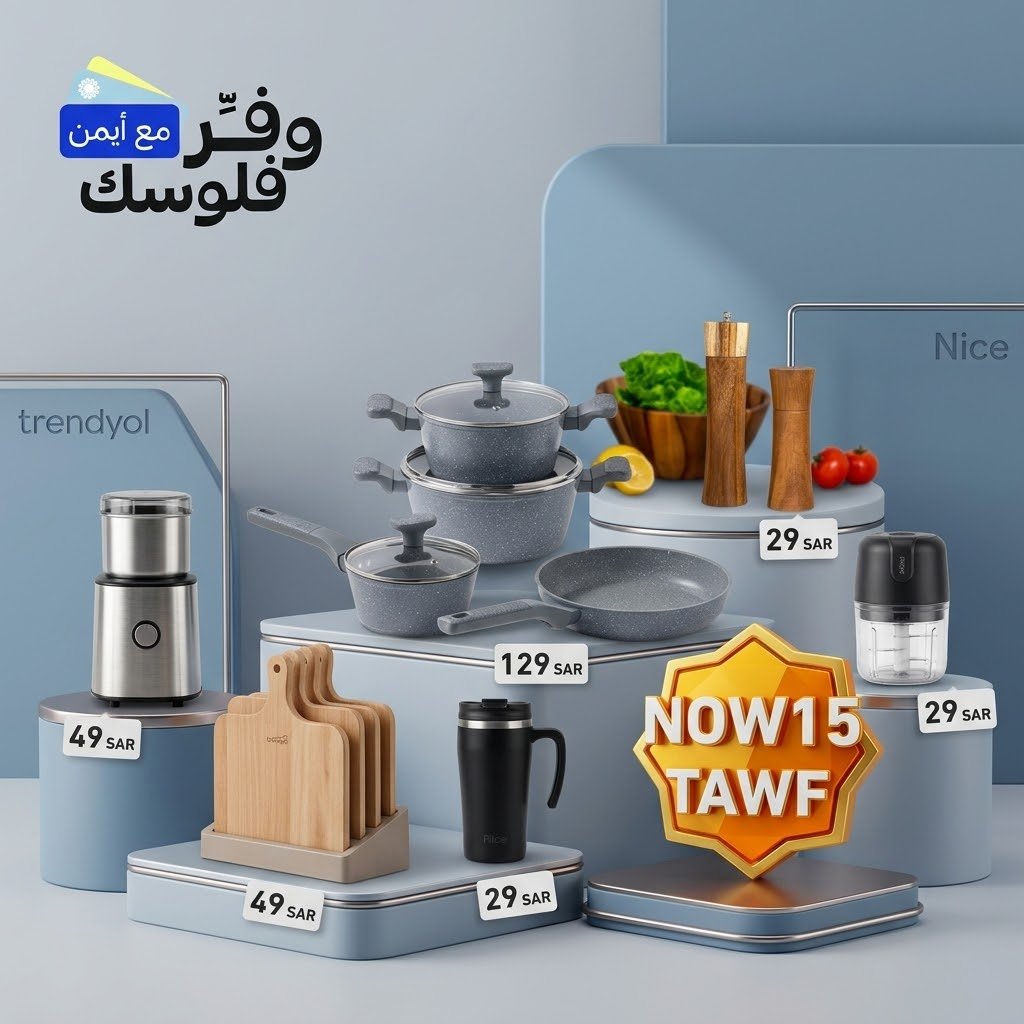 tawfir_ayman's tweet photo. 🔥 نايس السعودية نزلوا طقم قدور جرانيت من ألبيرتو بـ129 ريال بس 😍

🛍️ جميع منتجات المتجر:
https://t.co/eFDYMxMRnX

📌 جميع الأسعار قبل كود الخصم NOW15

🍳 طقم قدور ألبيرتو جرانيت بـ120 ريال
https://t.co/vHICpX8XSy
☕ مطحنة قهوة ستانلس ستيل بـ49 ريال
https://t.co/1ABPUhChUl
 طقم 4 ألواح تقطيع مع صندوق بـ49 ريال
https://t.co/J7WjKciOgw
🧂 طقم ملاحات ألبيرتو من خشب الأكاسيا، قطعتين بـ29 ريال
https://t.co/hKtBfk68zM
🥤 مق من الفولاذ المقاوم للصدأ سعة 1 لتر، أسود بـ29 ريال
https://t.co/OmvUx5uOjq
⚡ قطاعة قابلة للشحن مع وصلة شحن، سعة 400 مل بـ29 ريال
https://t.co/kNID5GFjHk

🎟️ كود الخصم: NOW15 كودي: TAWF