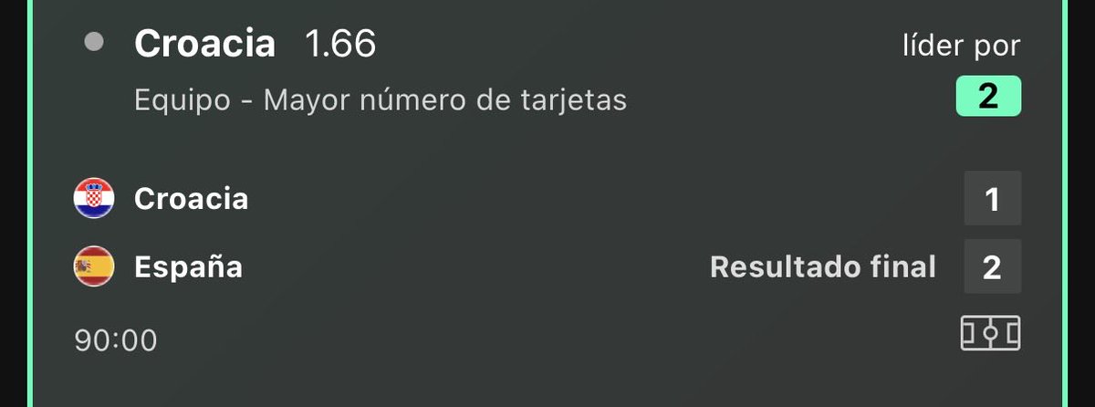 SharpLogicBets's tweet photo. 🦈 ¡ OTRO VERDE DE CAMPEONES! ¡LA TARJETA LLEGA A LA CAJA! 🦈
El análisis disciplinado de intensidad y patrones disciplinarios vuelve a golpear con precisión quirúrgica en el descuento. ¡Mirad cómo acabamos de certificar el verde de Croacia vs España (Equipo con mayor número de tarjetas: Croacia) a cuota 1.66, cerrando un partido de infarto con la victoria final por 1-2!
La manada no descansa: stake 2% blindado, lectura impecable y otra jornada para enmarcar. ¡A cobrar o a llorar a la llorería! 🚀💰
👇 ¡Haz que este éxito reviente las redes y celébralo con nosotros!
❤️ Dale RT y MG si tú también has cantado este verde.
🦈 Comenta "🦈" para demostrar que la manada es imparable.
➕ Síguenos ya y activa las notificaciones para el próximo asalto.