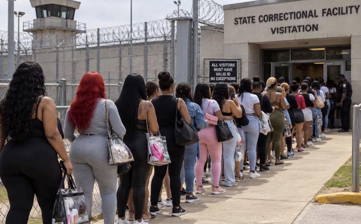 RoyIsThaTruth's tweet photo. This the visitation line after women watched the new Tyler Perry movie “Doing Life”

Gone and find ya CONVICT 😂😂🤦🏾‍♂️🤦🏾‍♂️ https://t.co/IvL3WSV8wm