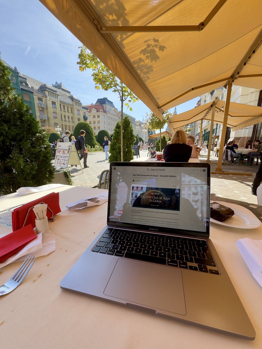 emilindricau's tweet photo. My kind of newspaper in the morning. 📰

Coffee paired with the latest Gen AI insights from Olivia Moore and Andreessen Horowitz.👨‍💻

#timisoara #a16z #artificialintelligence #techtrends #innovation https://t.co/reVuUygzHN