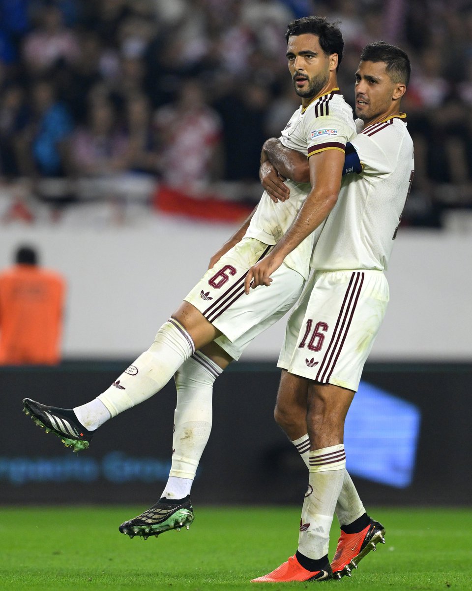brfootball's tweet photo. Mikel Merino scores twice off the bench as Spain come from behind to win 2-1 in Croatia 🇪🇸

The world champions' winning run extends to 11 games. https://t.co/arWQ4fYM6A