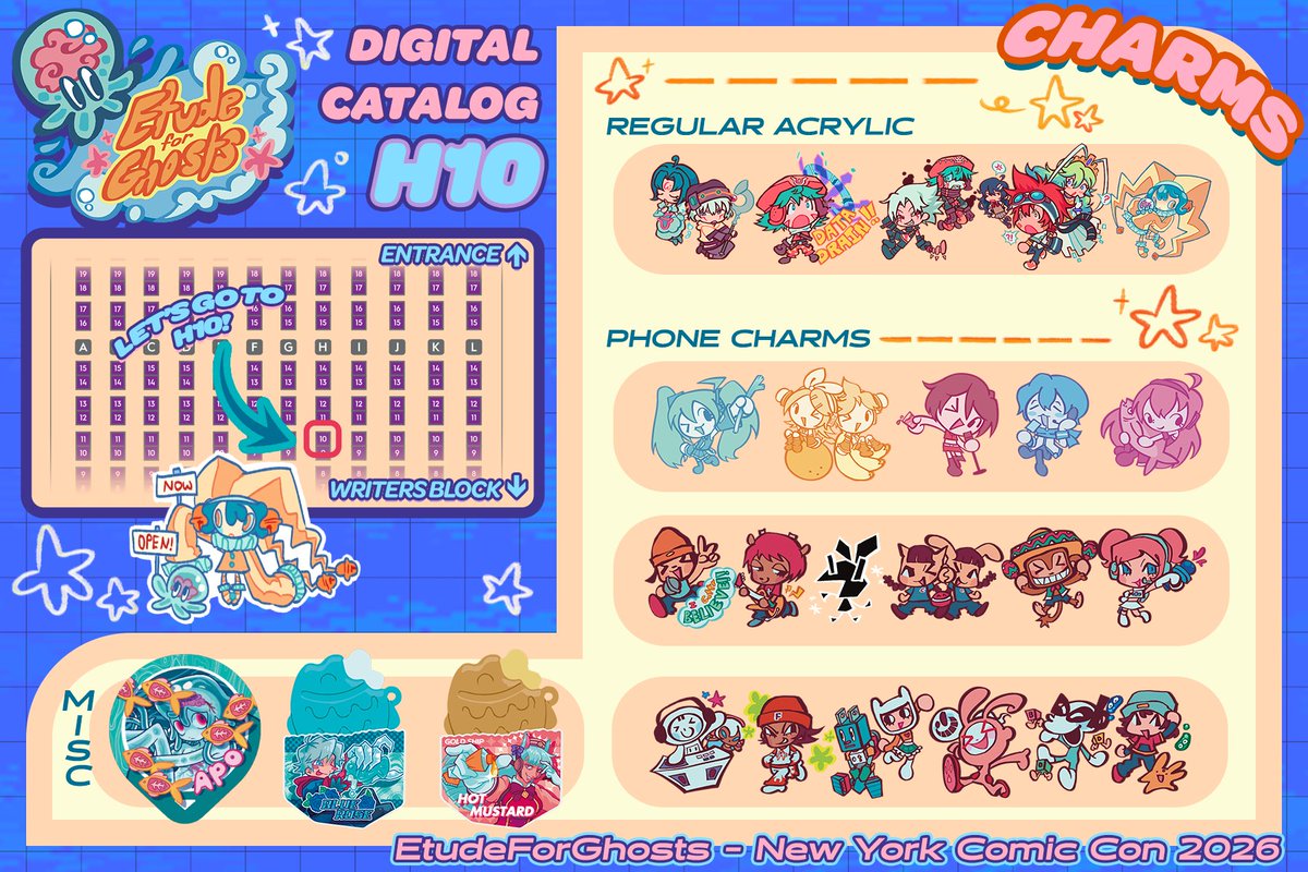 EtudeF0rGh0sts's tweet photo. My #nycc catalog for this year :D come find me at table H10!

I'll be selling official (and new!) MINDWAVE merch I designed as well! I'll see you there!! https://t.co/y0Fmcvanow