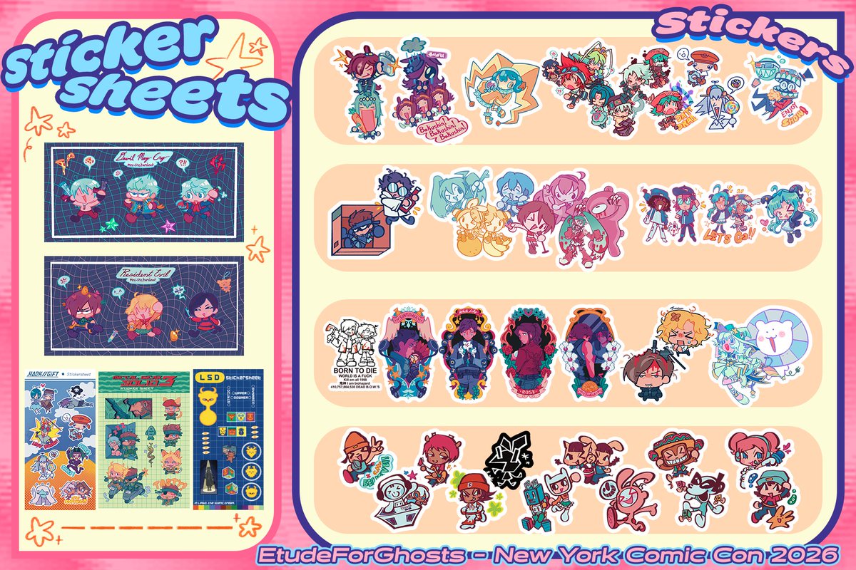 EtudeF0rGh0sts's tweet photo. My #nycc catalog for this year :D come find me at table H10!

I'll be selling official (and new!) MINDWAVE merch I designed as well! I'll see you there!! https://t.co/y0Fmcvanow