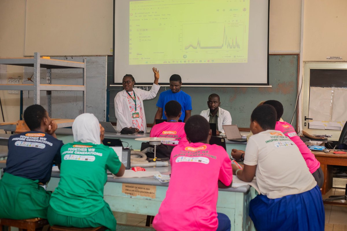 cosknust's tweet photo. Day 2 of the 2026 WiSTEMGh Girls’ Camp at KNUST took an exciting step into Artificial Intelligence and Machine Learning, introducing the girls to machine learning using Python.
#WiSTEMGh2026 #WiSTEM #GirlsInSTEM #WomenInSTEM #KNUST
Read More👇
https://t.co/InWn7JLtYV https://t.co/GfZTTIUDuQ