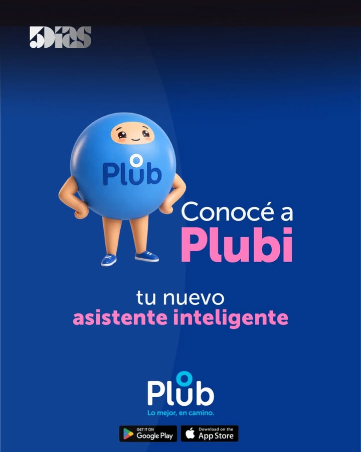 5DiasPy's tweet photo. 📲🛍️ Plub presenta Plubi, su nuevo asistente de compras con inteligencia artificial.

La primera app de supermercado 100% paraguaya busca ayudar a sus usuarios a armar el carrito en minutos y ahorrar tiempo.

🤖 ¿Cómo cambia la IA la forma de hacer las compras?

@somo_plub

#5Días #Plub #Plubi #InteligenciaArtificial #Paraguay