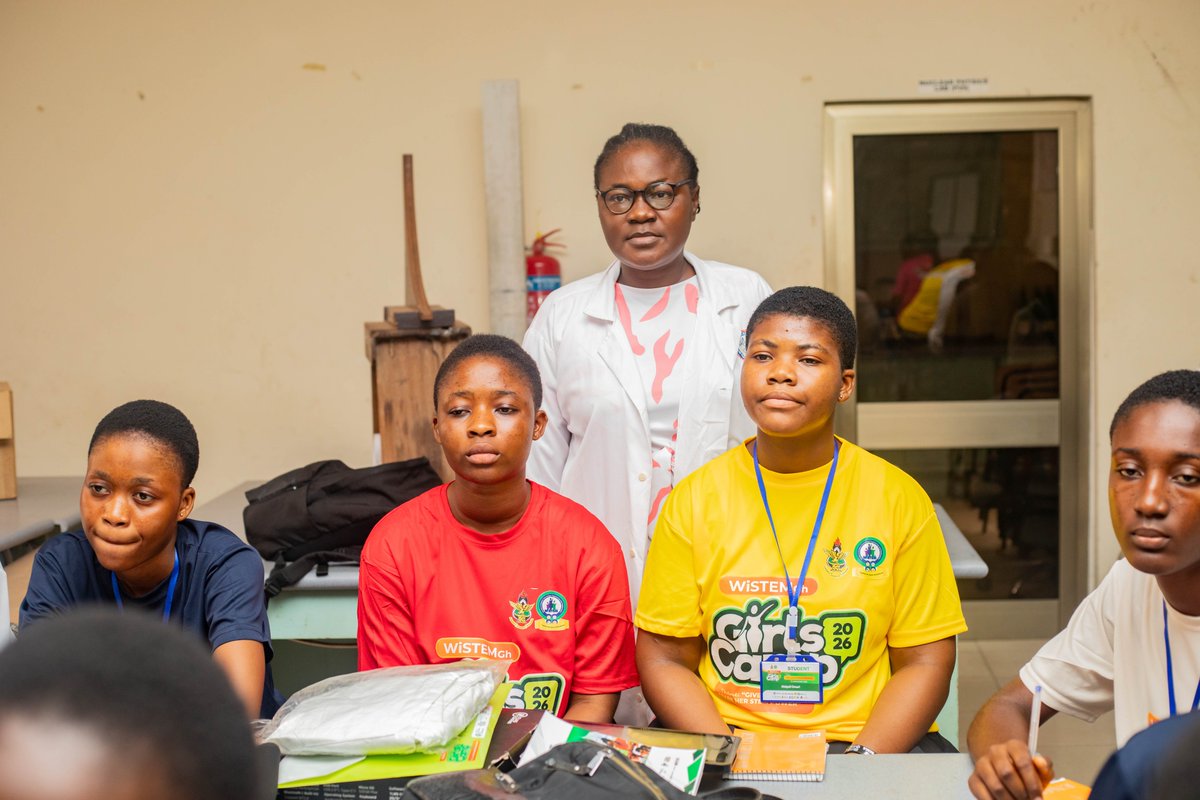 cosknust's tweet photo. Day 2 of the 2026 WiSTEMGh Girls’ Camp at KNUST took an exciting step into Artificial Intelligence and Machine Learning, introducing the girls to machine learning using Python.
#WiSTEMGh2026 #WiSTEM #GirlsInSTEM #WomenInSTEM #KNUST
Read More👇
https://t.co/InWn7JLtYV https://t.co/GfZTTIUDuQ