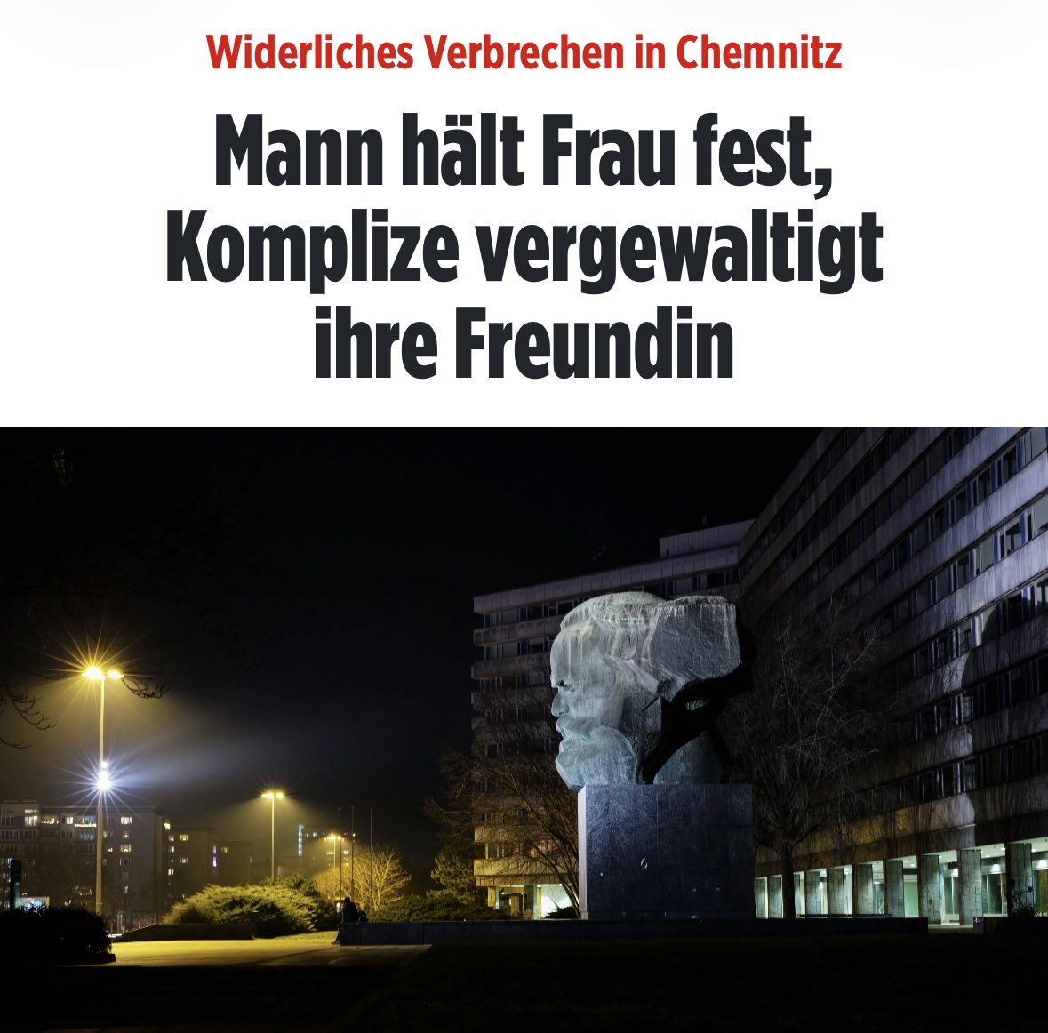 queru_lant's tweet photo. „Die beiden Täter sprachen kaum Deutsch…“

So lange die Altparteien die Augen vor migrantischen Sexualverbrechen verschliessen, so lange wird die AfD stärker werden.

Nur die AfD kann die Frauen in Deutschland schützen. https://t.co/mGeqf8VIgr