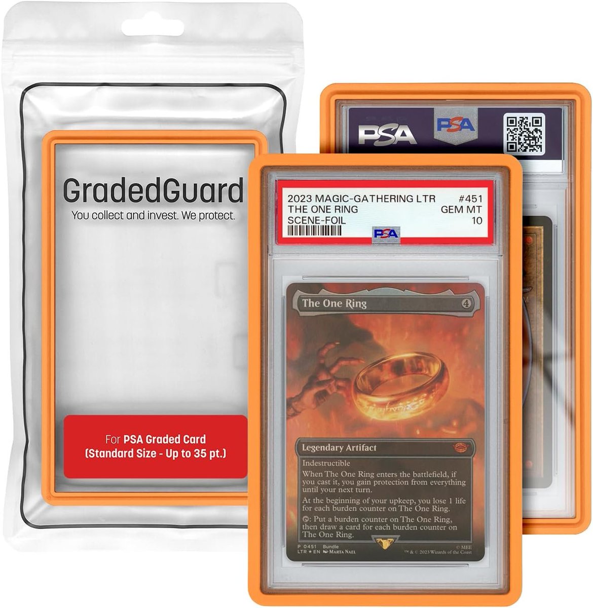 TCGOP_Alert's tweet photo. GradedGuard PSA slab protectors are discounted for Prime Big Deal Days! Various colors in stock. Just $9.60 (20% off). Check out other collectible &amp; toy deals exclusive to Prime members. CardGame #OnePiece #OnePieceCardGame https://t.co/HGMl81roLC