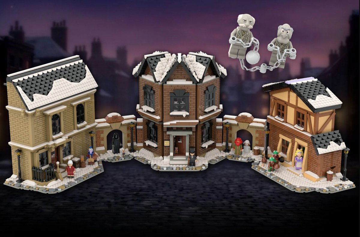 JOldbury's tweet photo. The Christmas classic The Muppets Christmas Carol is on LEGO Ideas! Please help us reach 10k supporters to give this set a chance to be made by LEGO by clicking the link and clicking support! https://t.co/Ub4IVWleTx @MuppetQuotes #muppetschristmascarol #muppets #LEGO #LEGOIDEAS https://t.co/5lKAE4Rc2r