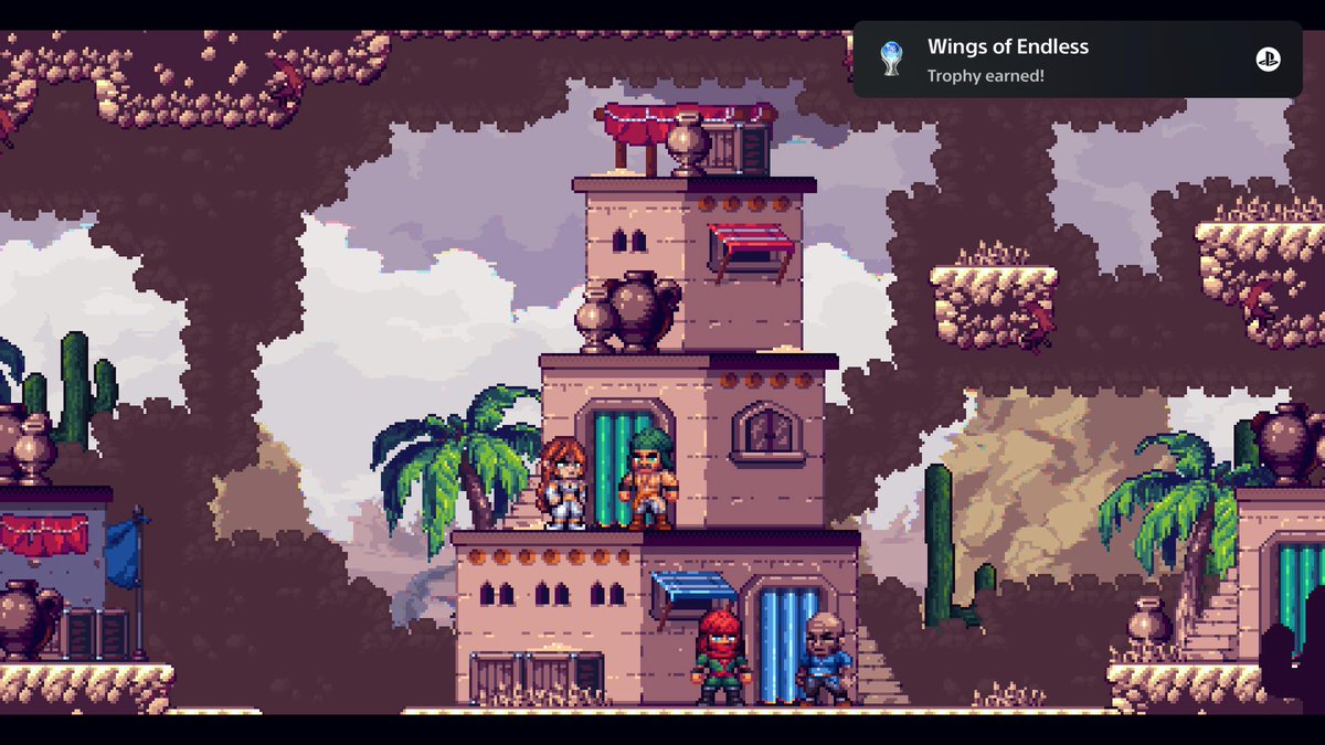 EJC_SS's tweet photo. 🏆#297 - Wings Of Endless

Pretty good game overall, But all of a sudden the end game gets crazy where many bosses can kill you in one hit, which is crazy!! The reviving mechanic pretty much useless as well. 

Definitely worth a look, no missable trophies though. HUGE W!!!!! https://t.co/LAHHsvKK1H