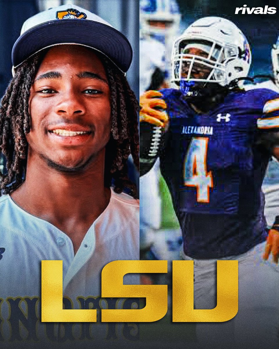 Rivals's tweet photo. NEW: LSU is viewed as the early leader for blue-chip RB duo Dalen Powell and Noble Williams, @samspiegs reports🐯

Read: https://t.co/8B14f5Fovh https://t.co/QSxaJYMqEk