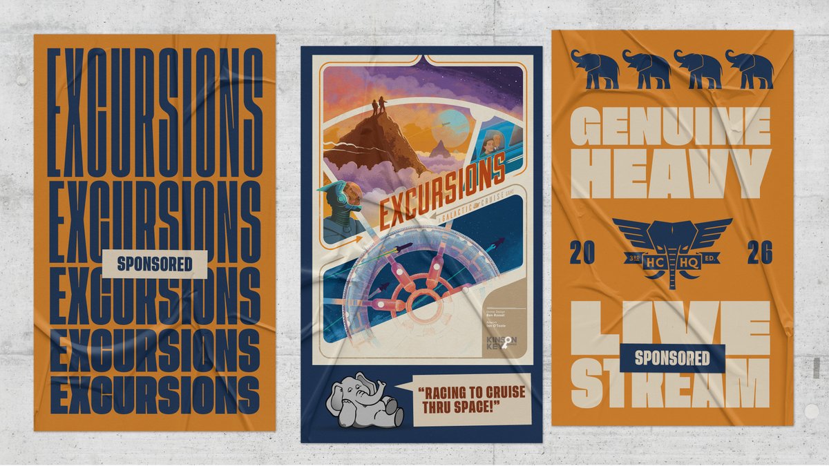 HeavyCardboard's tweet photo. Tonight, we go back to space as we show off #Excursions at 1900 EDT.

If you enjoyed Galactic Cruise or had some reservations about it, this might be more to your liking.

Come join us and check it out. It's a relatively quick one, so see y'all tonight!

https://t.co/9wprUiL0JW https://t.co/3ZVHxT9lfR