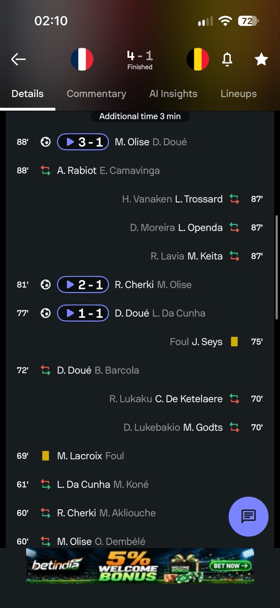RMad985's tweet photo. You take off Yamal to win the match….VS…. You bring on Olise to win the match.
Never compare Yamal to Olise, Olise is miles ahead of him https://t.co/21OSHhjKuF