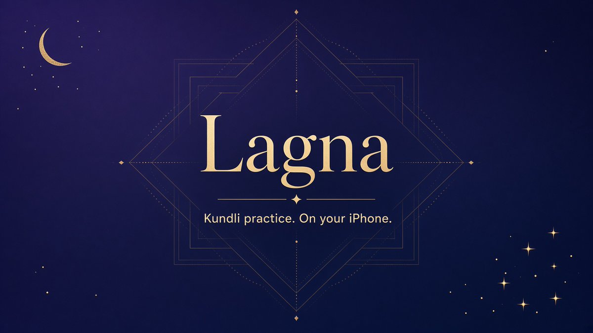 LagnaApp's tweet photo. Sit with your chart. Not a horoscope dump — kundli-grounded japa + practice on iPhone.

https://t.co/I5078YLgNs https://t.co/9w7WTxJ8mB