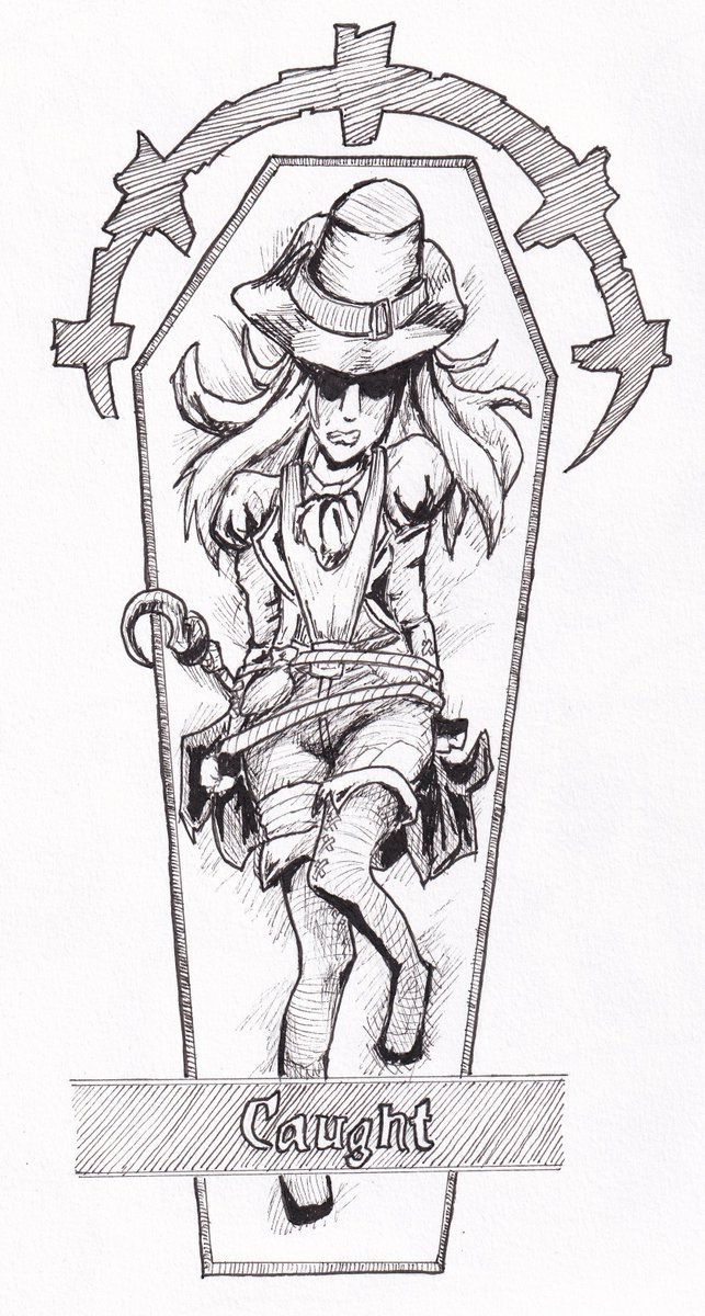 AFunkyF's tweet photo. Inktober 6: Coffin https://t.co/VKUyQ4h5cG