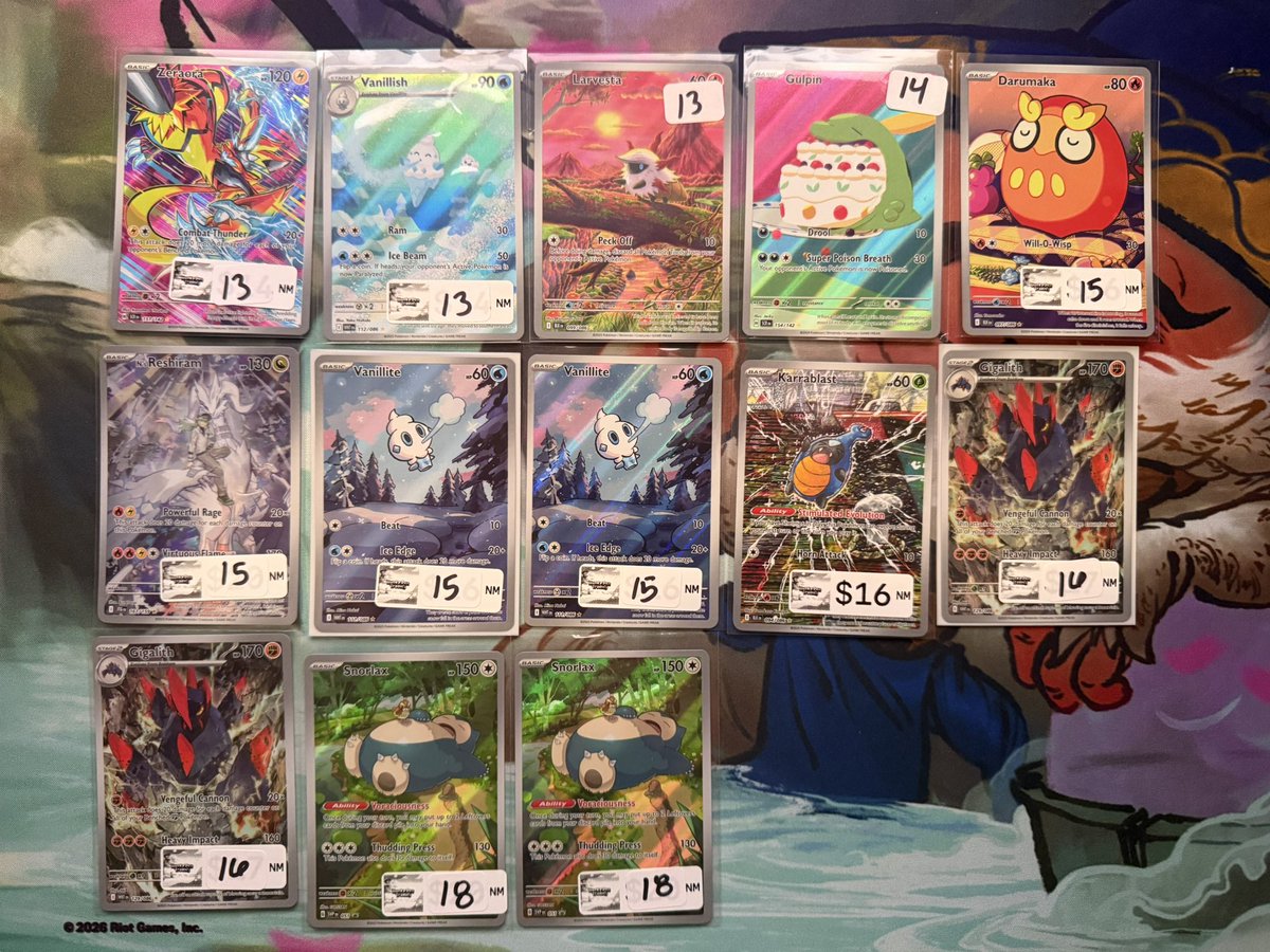 cherring422's tweet photo. 🐺Claim Sale🐺
Add $1 PWE (buyers risk 4 card max) or $6 BMWT
Type card name to claim
Prices on Cards
Venmo/Paypal/Zelle (F&amp;F Only) https://t.co/xl3PerjFJ0