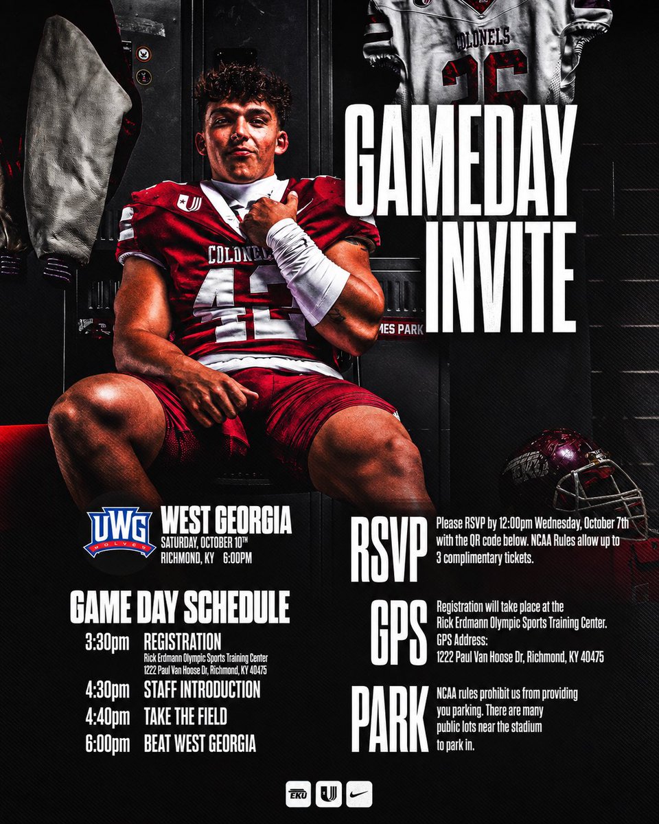 AtwoodKruise9's tweet photo. I’m going to be in Richmond this Saturday 10/10. Thank you @evancummings53 for the invite! @EKUWWells @coacharichman @MaxwellSmithEKU 

@calebkelly1 @AndersonBrady14 @bradddennis7 @DonivanPayne @MacCorleone74 @ChadSimmons_  @247Sports @PrepRedzoneMS @247recruiting @samspiegs
@RivalsHS @Rivals @pearlpirate_ath @football_pearl @QB_Doctor @QBHitList @QBC_Jackson @QBC_Recruit @QBC_Mobile @UAFootball @LockedInQB @MSGRIDIRON