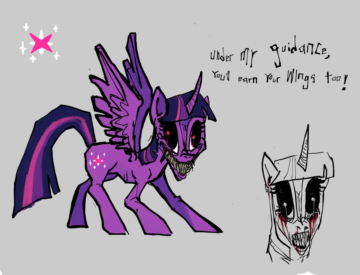 MA1EXU's tweet photo. X if it was a brony lol 

#EXETOBER Day 7 - EXE-fy a Character https://t.co/i37z6fIQHo