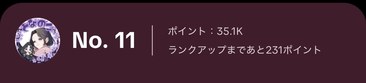 chikusatonako's tweet photo. おはよう！
昨日は10位に入るようにみんなが頑張ってくれて愛な1日でした……🙏☺️
応援に応えられるよう私も頑張って配信つけたいと思います💪
今朝の段階でまた11位なっちゃったけどまた巻き返すぞーーー✨ https://t.co/rrOIJ5XOSL
