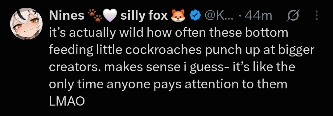 AlabastionVT's tweet photo. it’s actually wild how often these somewhat bigger hypocritical foids punch down at smaller creators. makes sense i guess- it’s like when they start to lose relevancy outside their circle they try to stir drama LMAO https://t.co/fsjnhviB6x