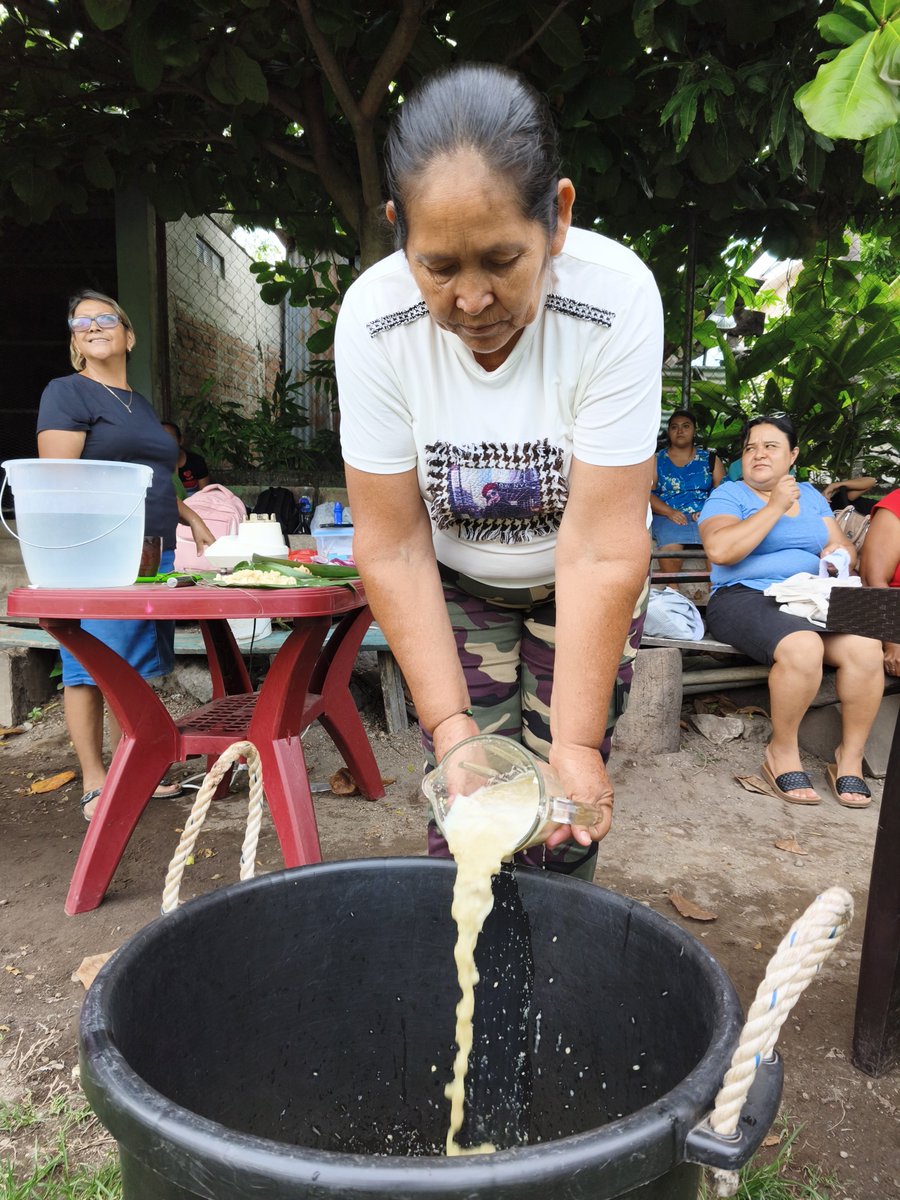 AMAESsv's tweet photo. @HBSsansalvador @Misereor @INKOTA @CooperacionESP @UEenElSalvador @Oxfam_CA @GAGGA_Alliance @ProtectionInt De forma práctica y en conjunto elaboramos repelente natural, el cual será de utilidad para que las participantes lo apliquen en las plantas de su hogar y para quienes poseen huertos caseros. https://t.co/durkuoz1mr