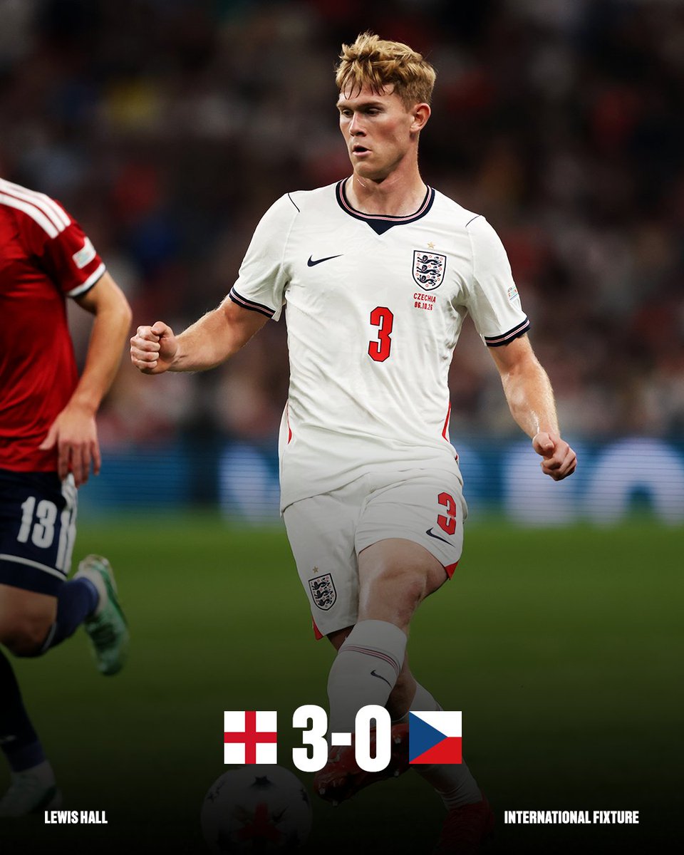 NUFC's tweet photo. An assist and another superb performance from Lewis Hall for the Three Lions tonight 💫🏴󠁧󠁢󠁥󠁮󠁧󠁿 https://t.co/g53WR9CPHy