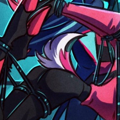 ProspitP's tweet photo. Alastor's tail appreciation post because canon won't stop me *dances*

#hazbin #alastor #alastorhasatail https://t.co/PhlnoJK128
