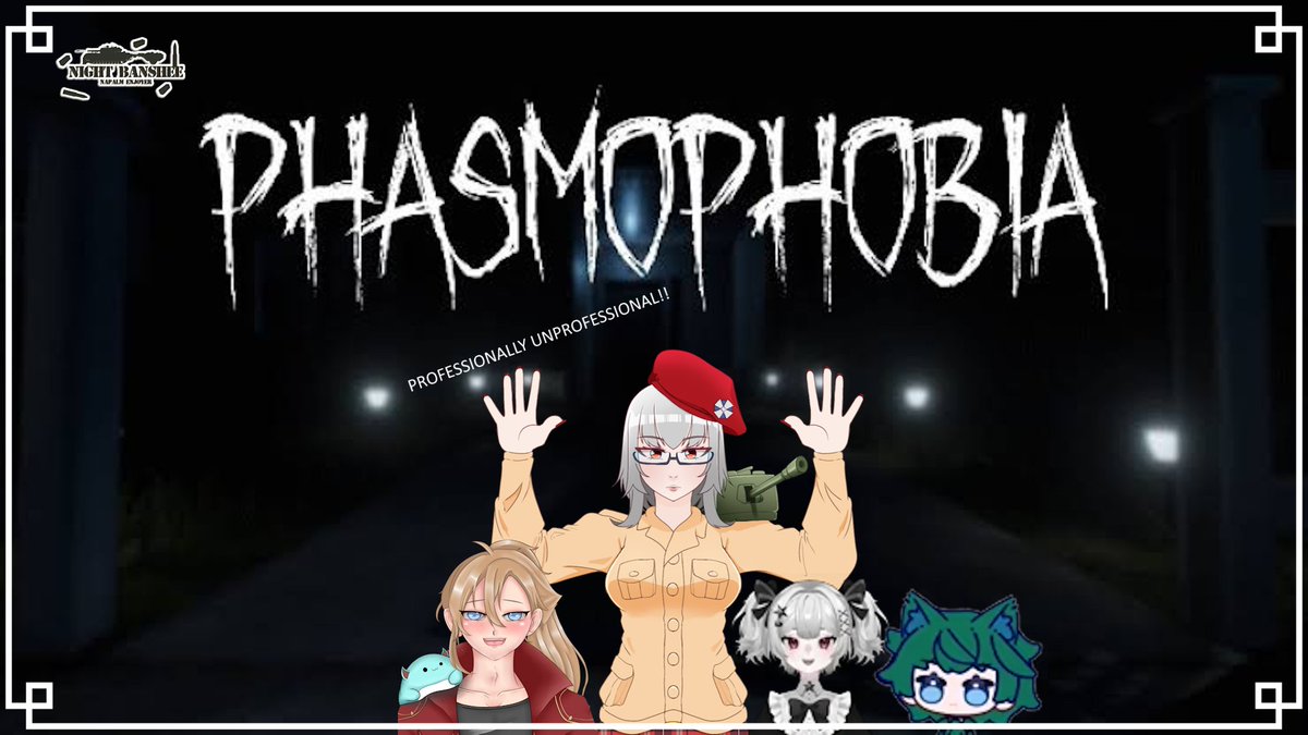 NightBanshee300's tweet photo. Its time for some Trouble in the ghost community! Week 2 of SPOOOKKKYYY STREAMS!!!

Myself, @SkyminaCh, @Andy135123 and @Kittydemonica   are going to be doing our best NOT to die in Phasmo :D
I pinged the wrong person originally
https://t.co/L9obiC5kIo https://t.co/RM2KbsIa1K