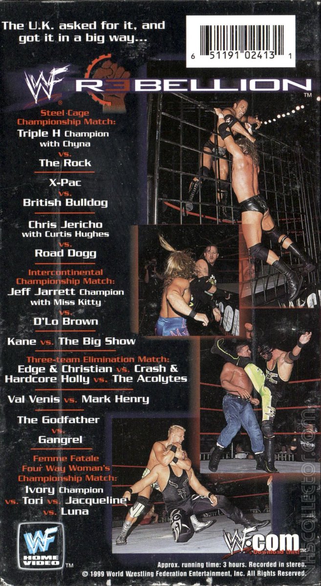 EdWilson87's tweet photo. Autumn/Fall PPVβs π
Now watching:
Rebellion 1999 π¬π§
#WWF #WWE #WWERaw #Smackdown #WWEonNetflix #WWFTitle #WWETitle #SteelCageMatch #TripleH #TheRock #VinceMcMahon #BritishBulldog #XPac #ICTitle #JeffJarrett #DLoBrown #Chyna #BigShow #Kane #TagTitles #Y2J #RoadDogg #IWasThere https://t.co/jNfbkziQcJ
