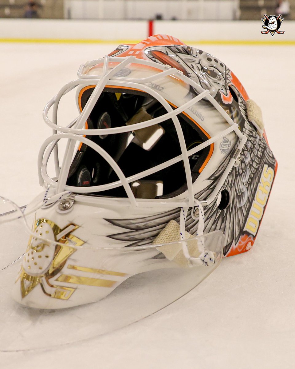 AnaheimDucks's tweet photo. The DostWall has new paint 🎨

#FlyTogether https://t.co/isxerzWfup
