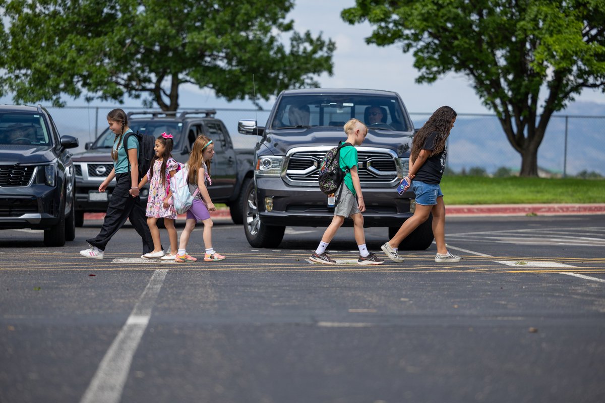 CSP_News's tweet photo. Previously known as National Walk Our Children Day in 1997, it has evolved into Walk and Roll Day to encourage individuals to use some form of active transportation to get to school. Be sure to keep an eye out for children participating in this event, as there will be increased foot and bicycle traffic today.
