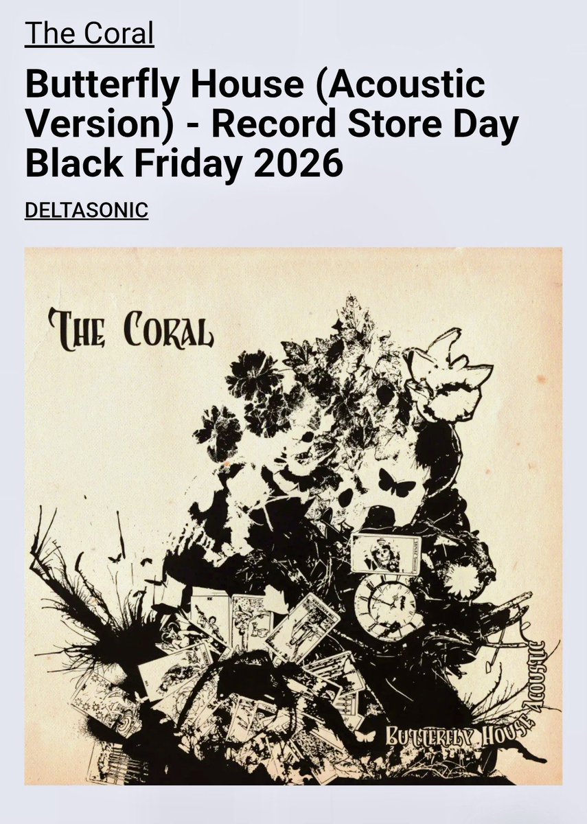 DEmbo1878's tweet photo. Well cocka fuckin doodle doo !!
#RSDBlackFriday #TheCoral
@thecoralband https://t.co/RflozUKbr2