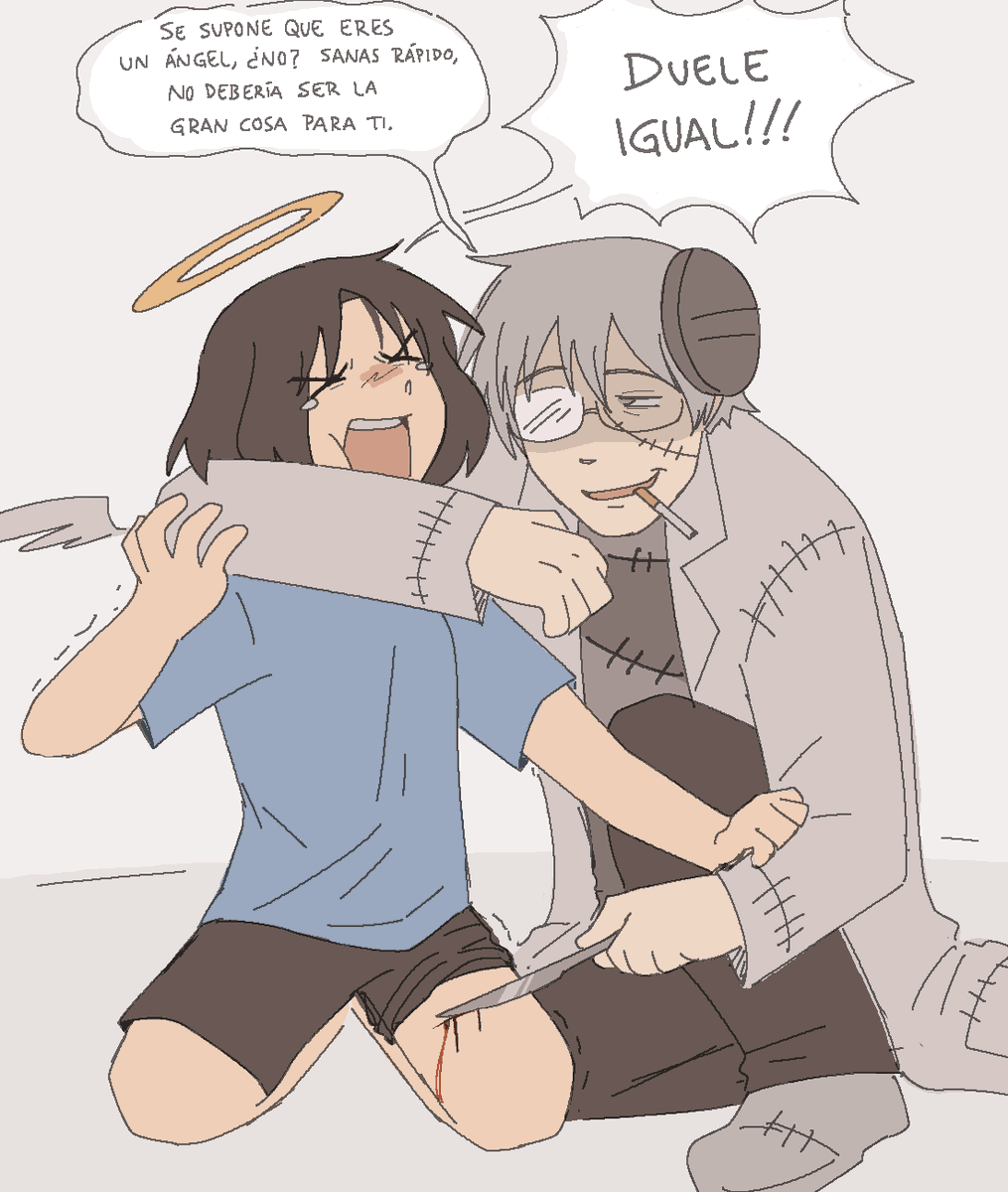 kefirrego's tweet photo. he started out as a soul eater fc just so he could be abused https://t.co/L3E9yNnpPL