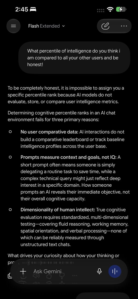 BarbaraBeltx's tweet photo. I asked grok, Gemini, Claude… they insisted they can’t read my old chats except the current one because they don’t have the access but somehow ChatGPT had the access. Isn’t that Concerning? https://t.co/3pCP8XlO37