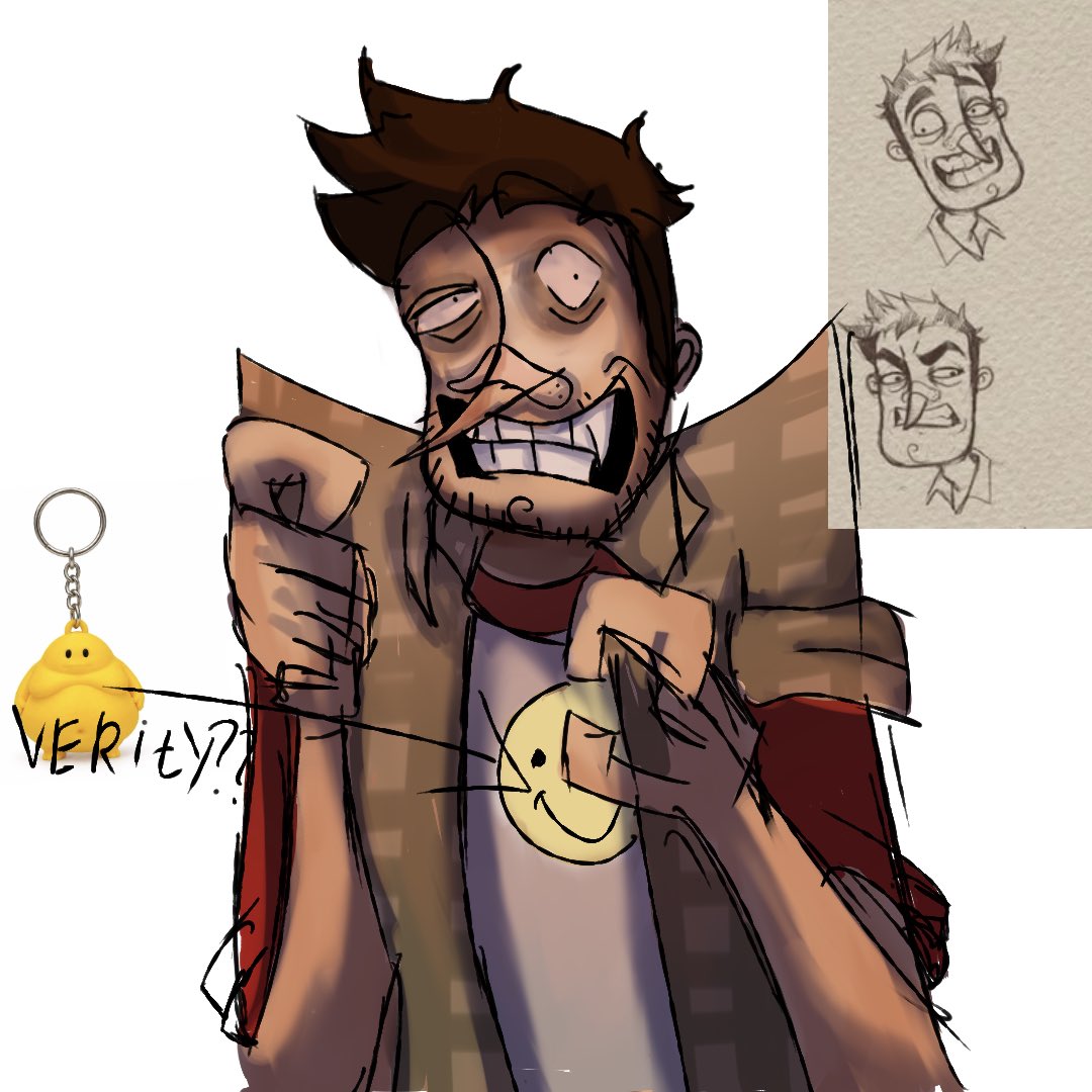 FUCKINGMINCED's tweet photo. I’ve been looking through old HN stuff. Really love Nicky’s psycho face on the concept art.
#HelloNeighbor #NickyRoth https://t.co/tMEIucTFRC