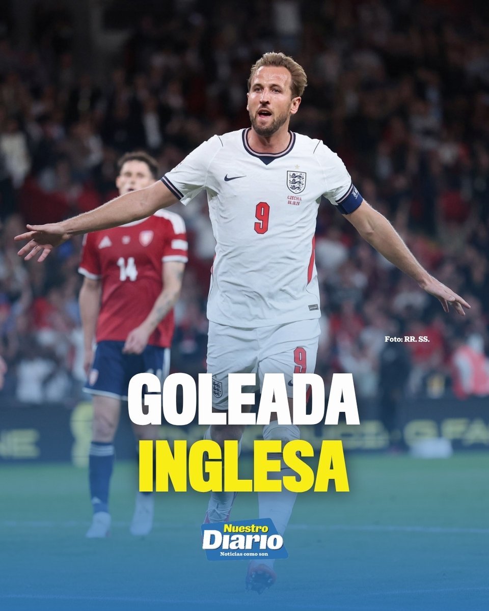 HURACÁN DEL GOL 🏴⚽️🔥 Con el doblete de Kane y un autogol de Coufal, Inglaterra goleó 3-0 a República Checa en Wembley y se afianza en el segund…