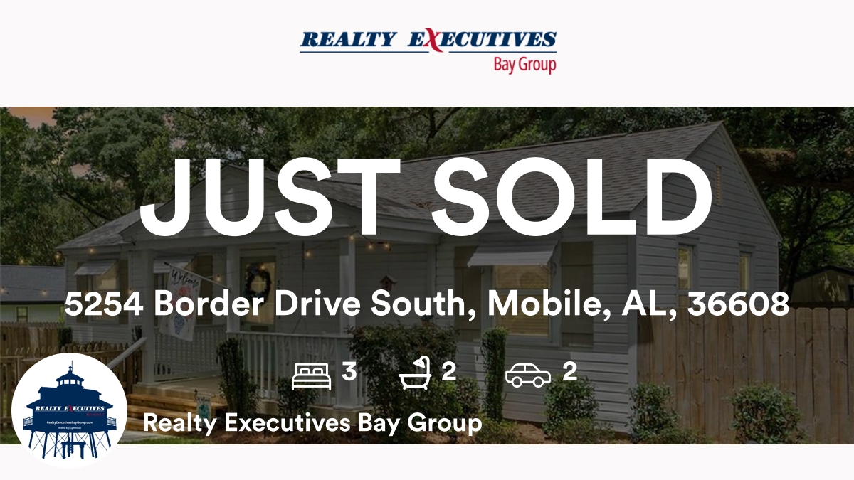 BayExecutives's tweet photo. 🛌 3 🛀 2 🚘 2
📍 5254 Border Drive South, Mobile, AL, 36608

Our team’s latest sale on RateMyAgent
AL 000175005-0
https://t.co/ruBAPBWJI8

...
#ratemyagent #realestate https://t.co/95e03mBqji