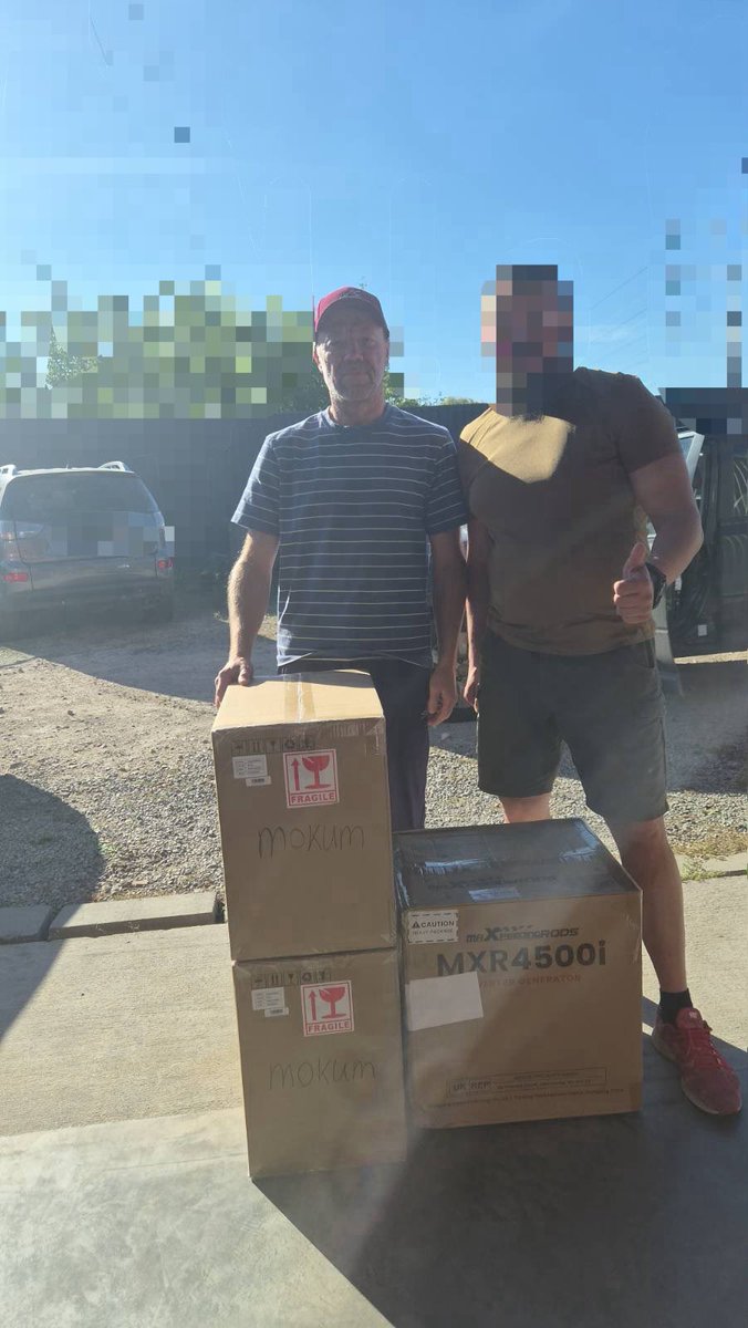 UkraineAidOps's tweet photo. Soldiers from a 42nd Brigade unit visited the UAO warehouse and picked up powerstations, generators, starlinks and some extras❤️‍🔥 https://t.co/eDctlAzdFK